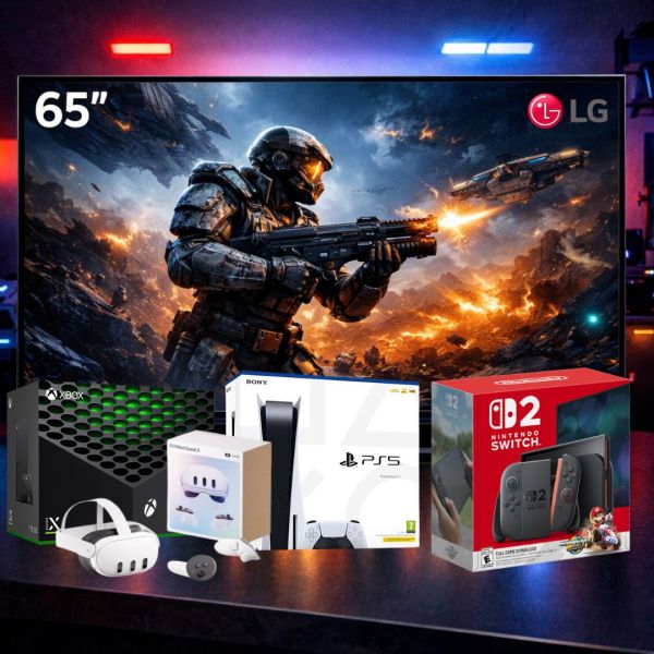LG 65" TV + Console Of Your Choice